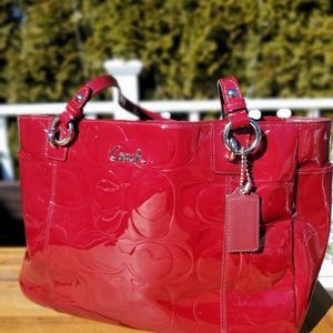 Coach Patent Leather Tote